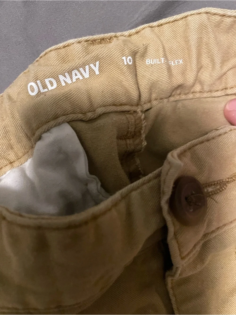 Old Navy Beige/Tan Kids Chino Shorts